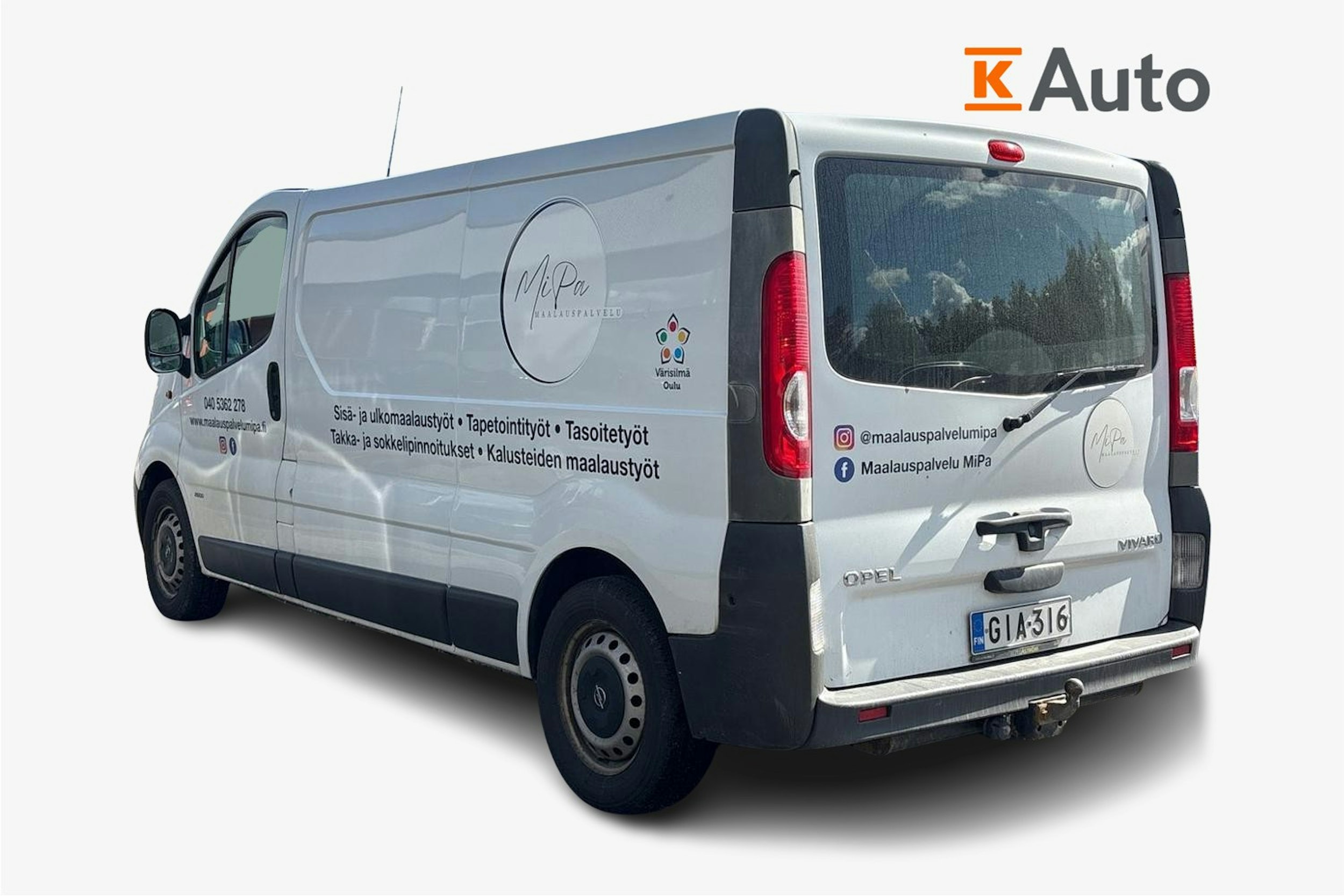 valkoinen Opel Vivaro 2008 kuva 2.