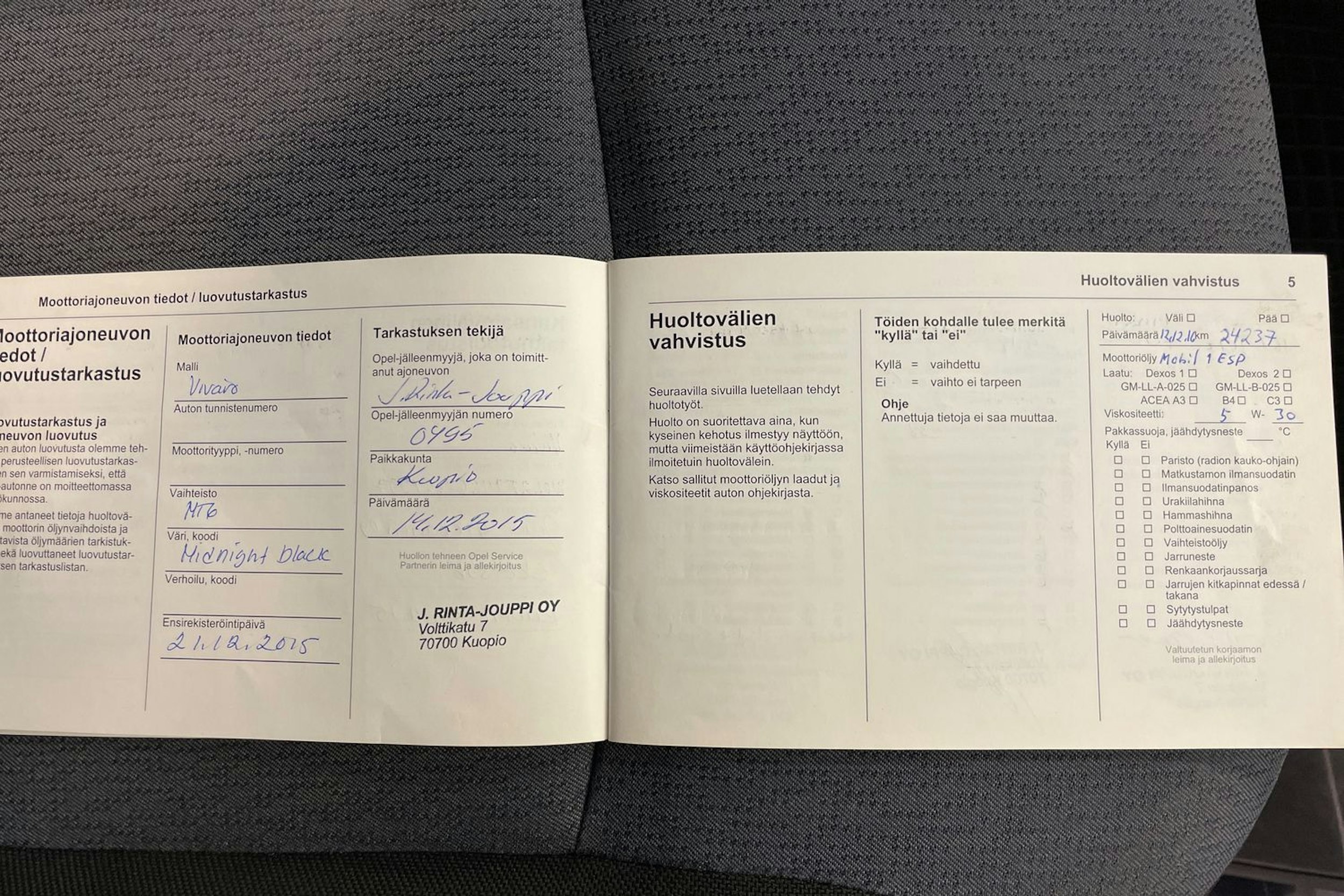 Musta Opel VIVARO 2016 kuva 19.