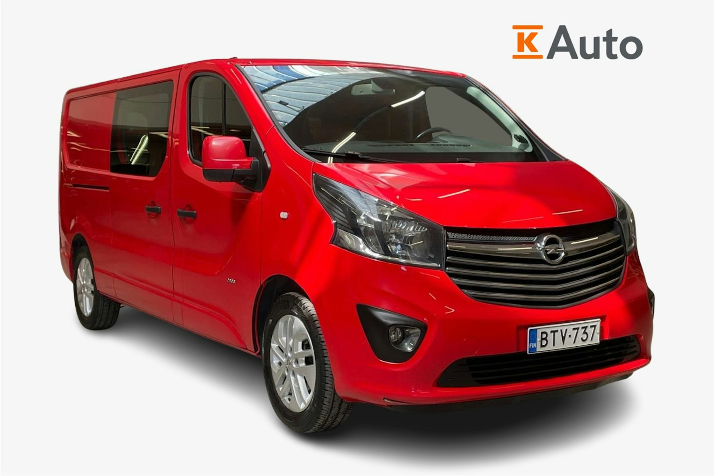 punainen Opel Vivaro 2017 kuva 1.