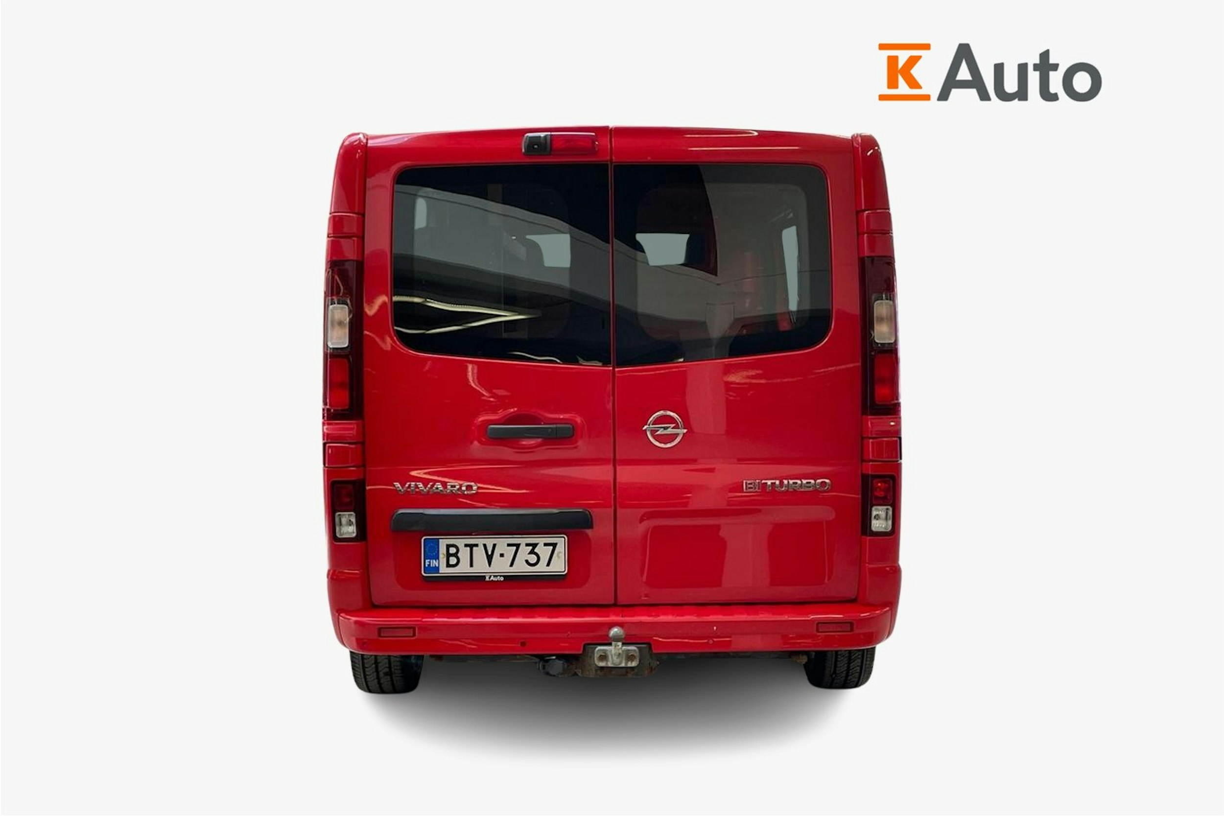 punainen Opel Vivaro 2017 kuva 4.