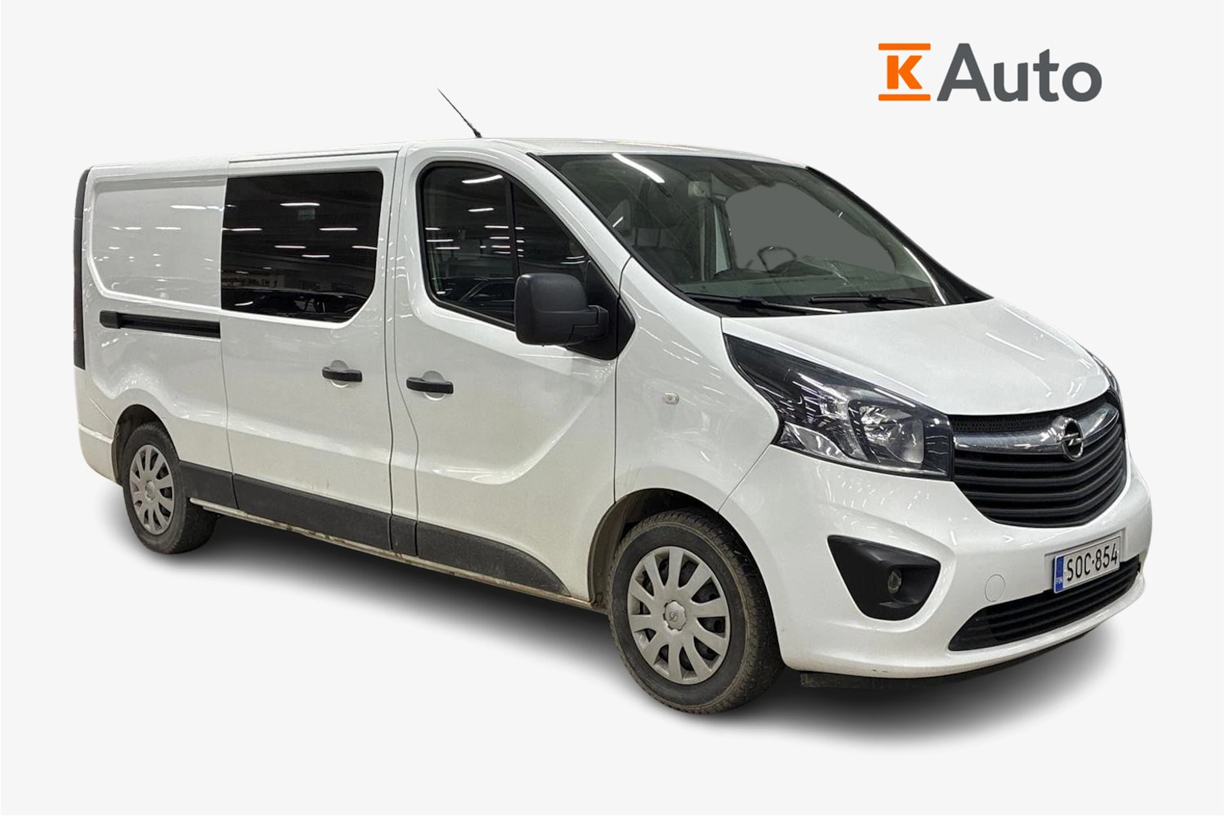 valkoinen Opel Vivaro 2018 kuva 1.