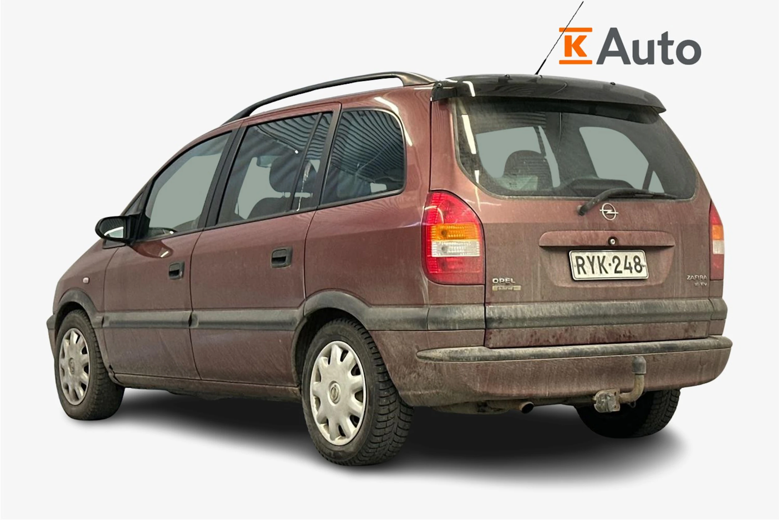 punainen Opel Zafira 2001 kuva 2.