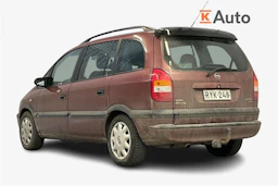 punainen Opel Zafira 2001 kuva 2.