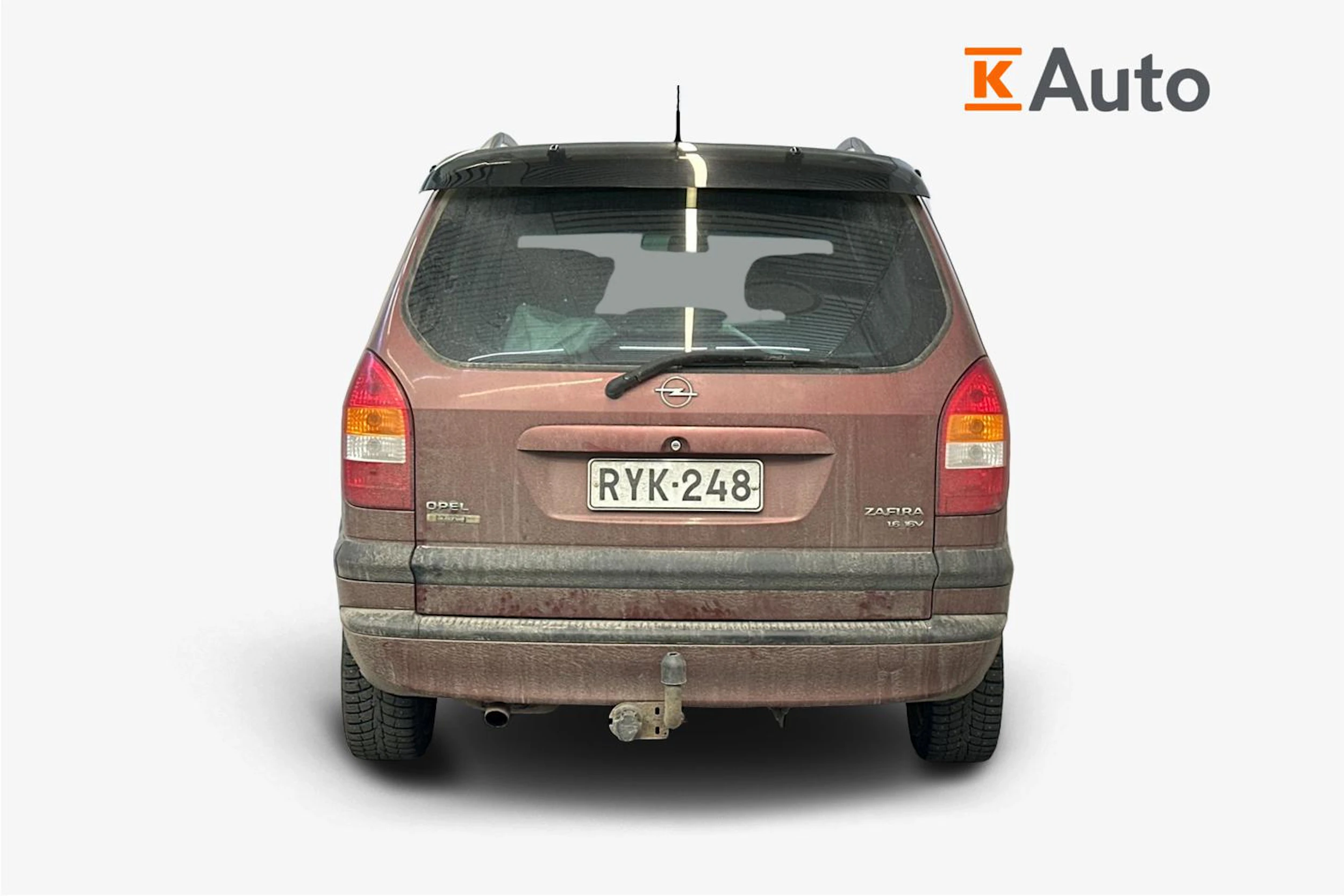 punainen Opel Zafira 2001 kuva 3.