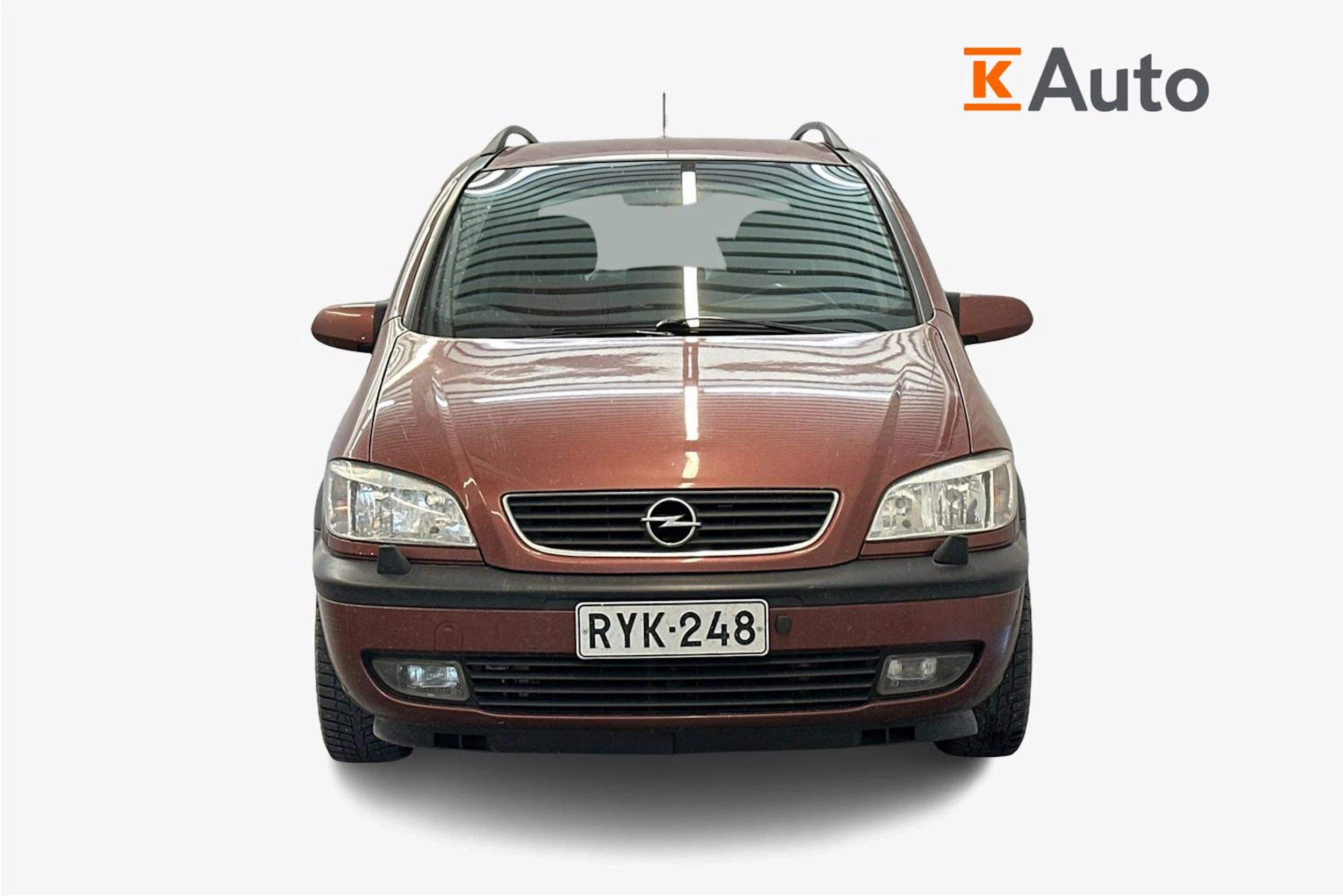 punainen Opel Zafira 2001 kuva 4.