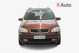 punainen Opel Zafira 2001 kuva 4.