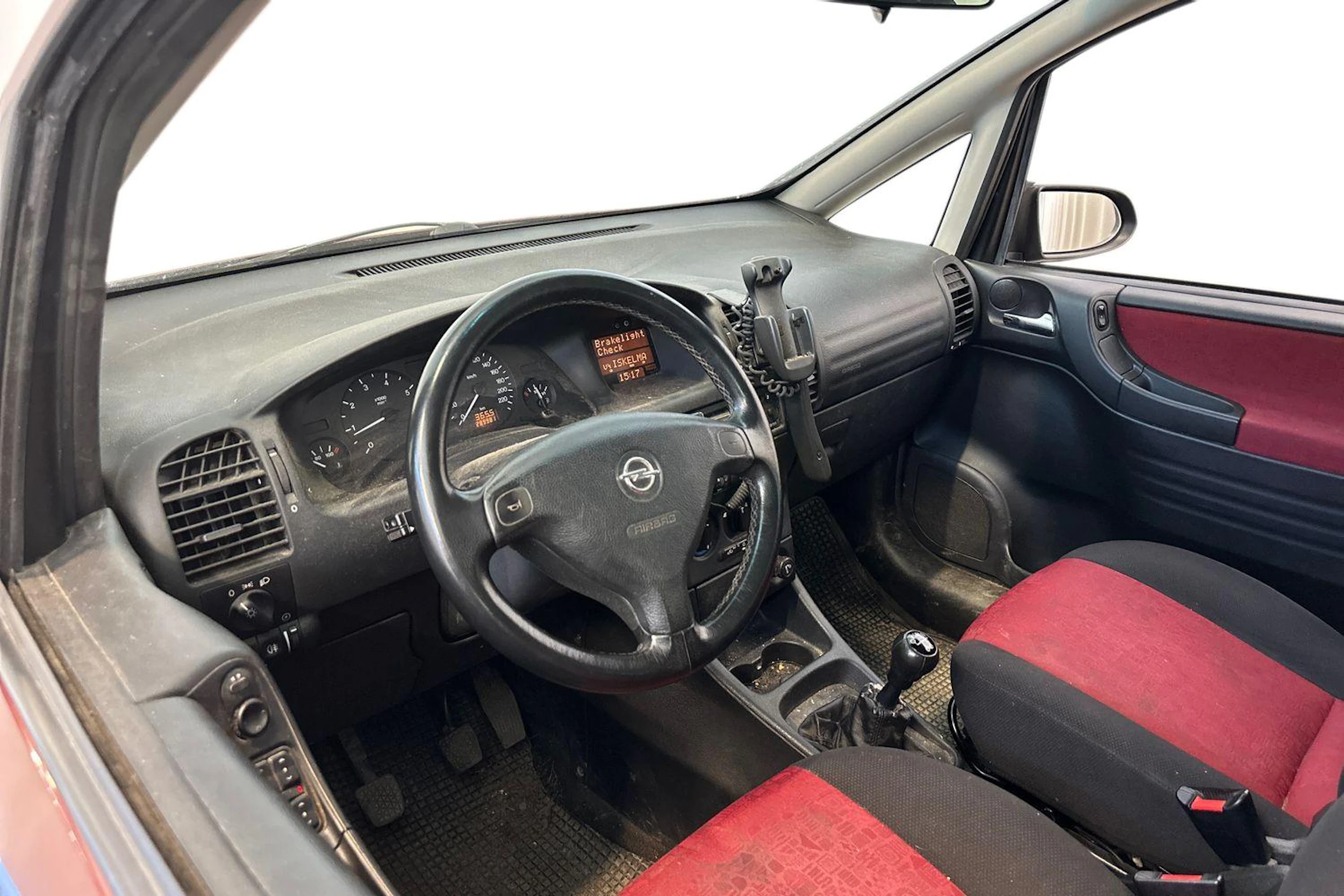 punainen Opel Zafira 2001 kuva 6.
