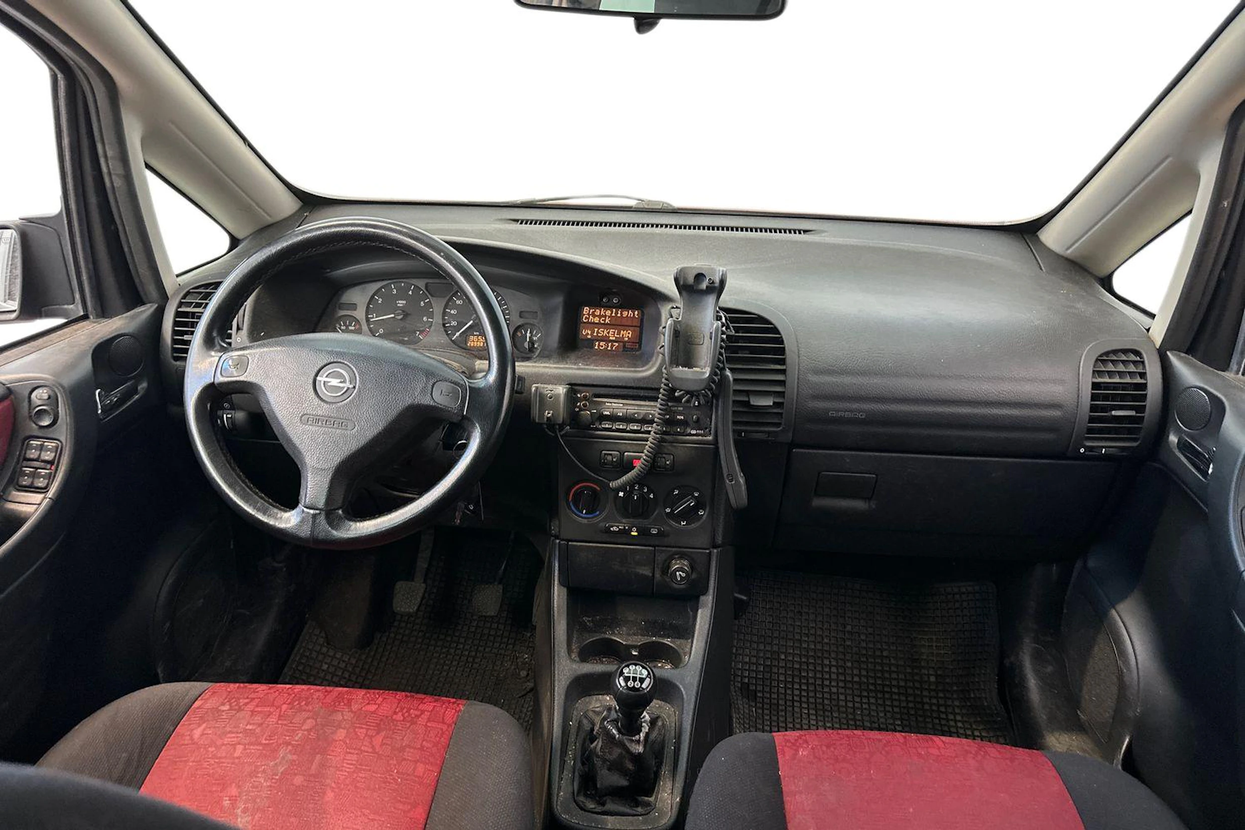 punainen Opel Zafira 2001 kuva 8.