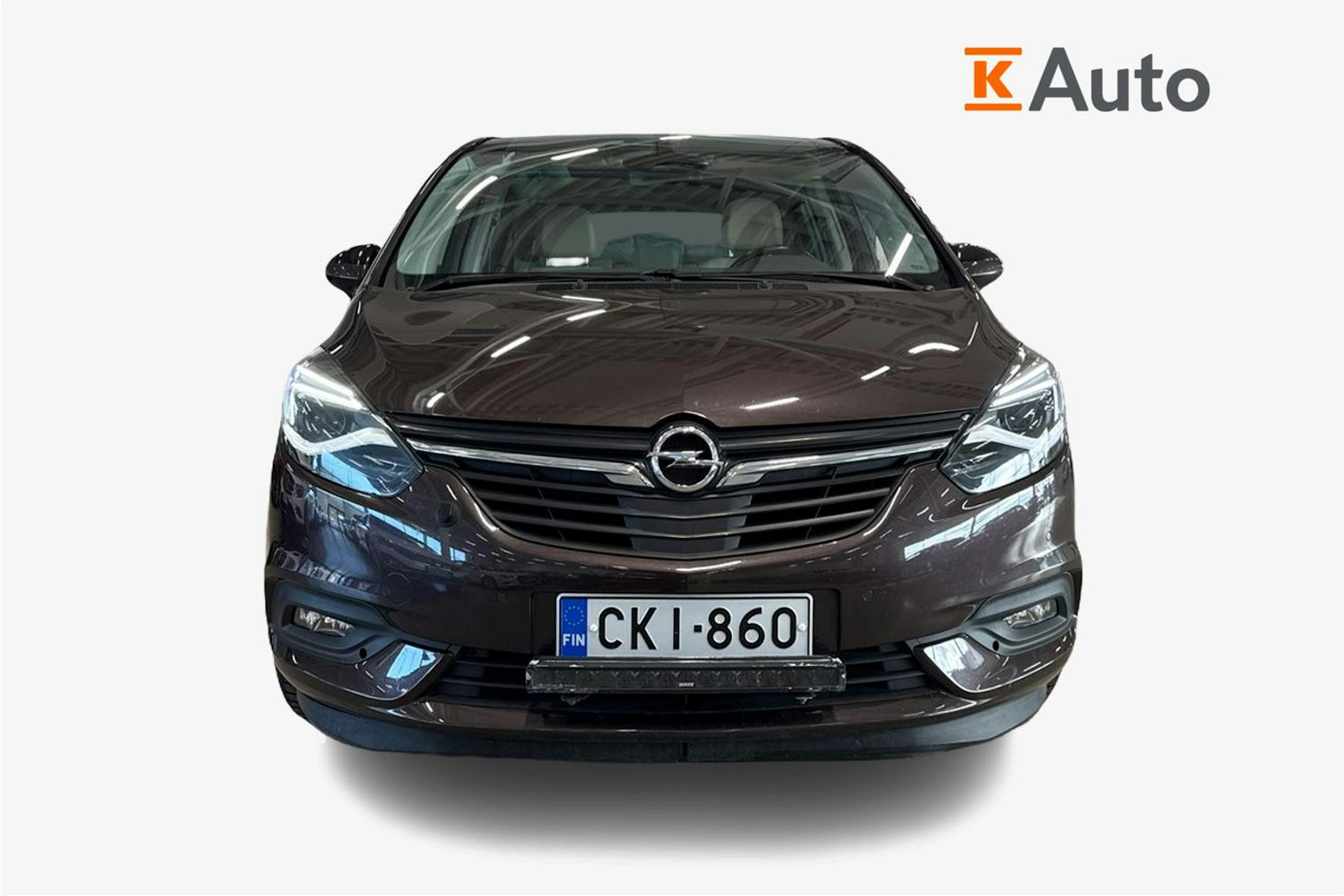 ruskea (beige) Opel Zafira 2017 kuva 4.