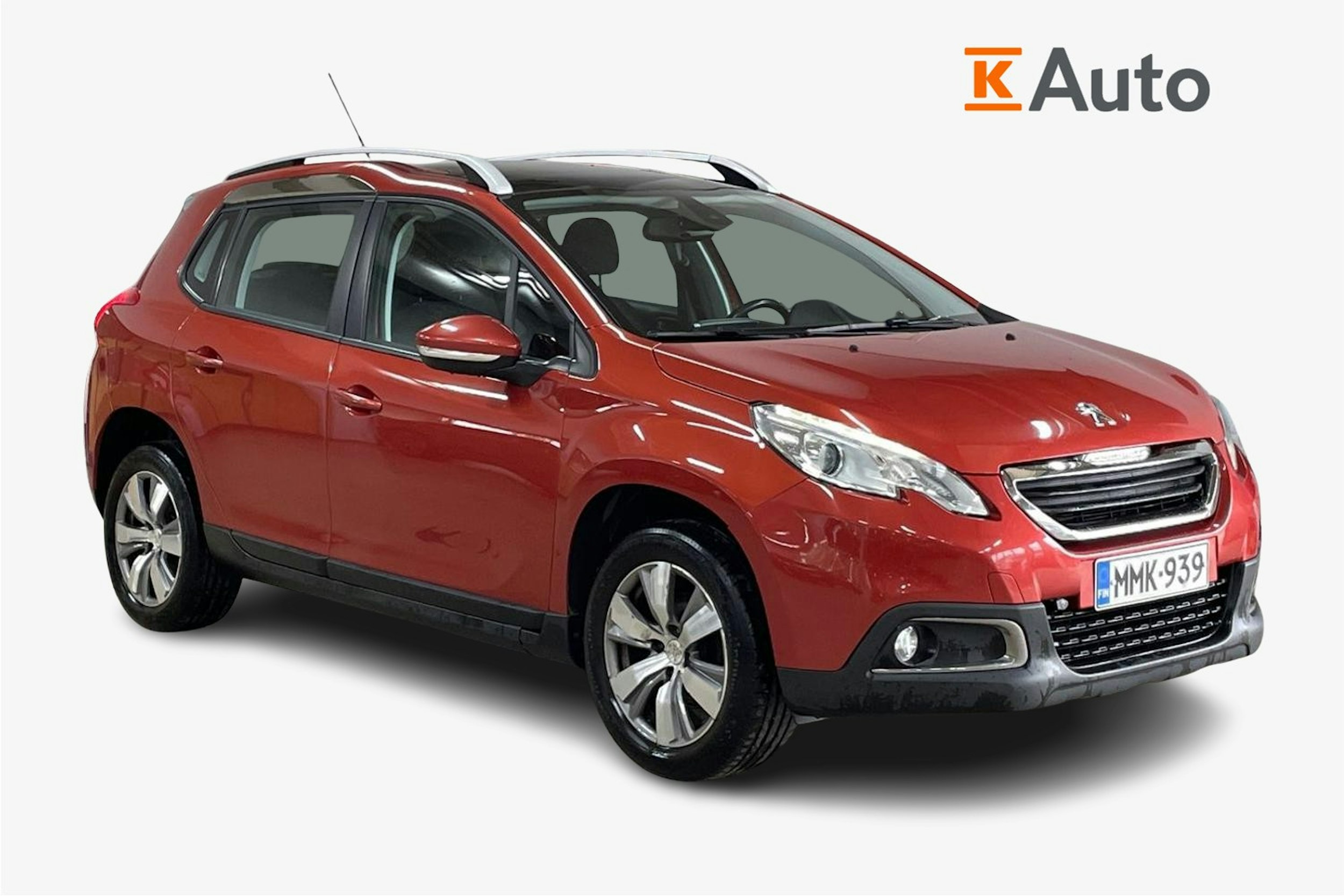 Punainen Peugeot 2008 2015 kuva 1.