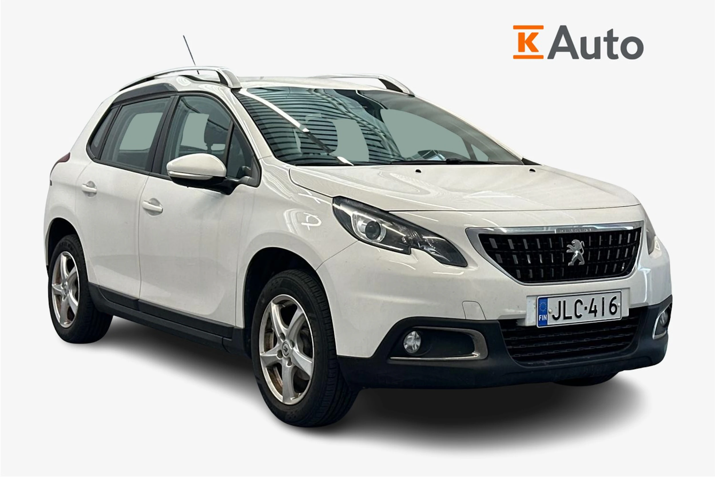 Valkoinen Peugeot 2008 2019 kuva 1.