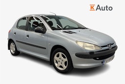 harmaa Peugeot 206 2002 kuva 1.