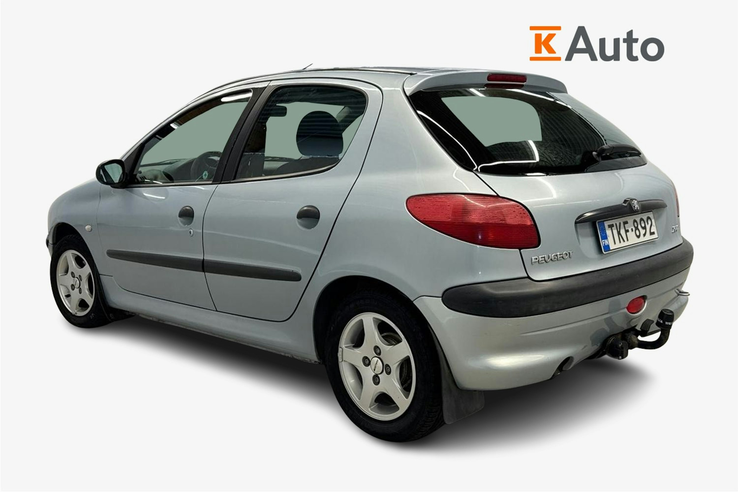harmaa Peugeot 206 2002 kuva 2.