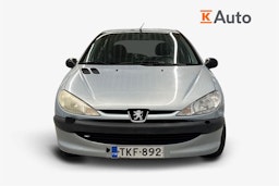 harmaa Peugeot 206 2002 kuva 5.