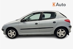 harmaa Peugeot 206 2002 kuva 6.