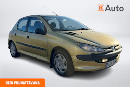 keltainen Peugeot 206 2003 kuva 1.