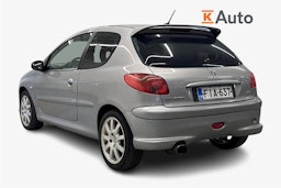 Harmaa Peugeot 206 2004 kuva 2.
