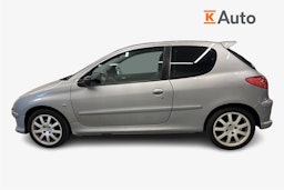 Harmaa Peugeot 206 2004 kuva 5.
