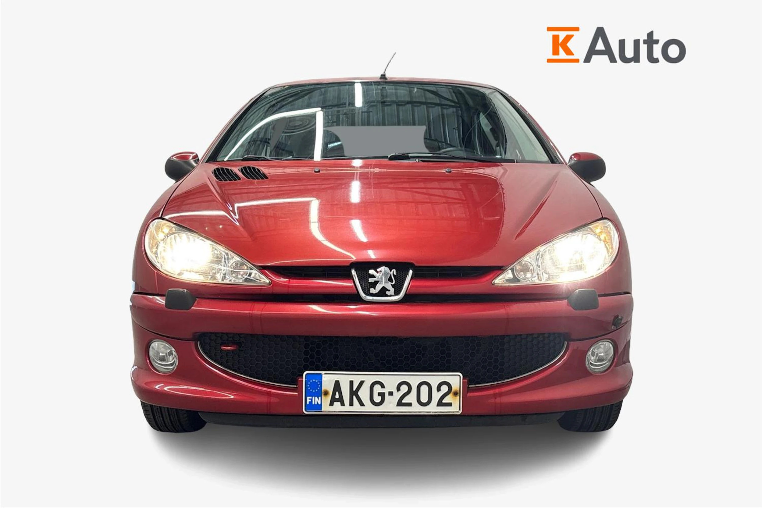 punainen Peugeot 206 2006 kuva 5.