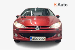 punainen Peugeot 206 2006 kuva 5.