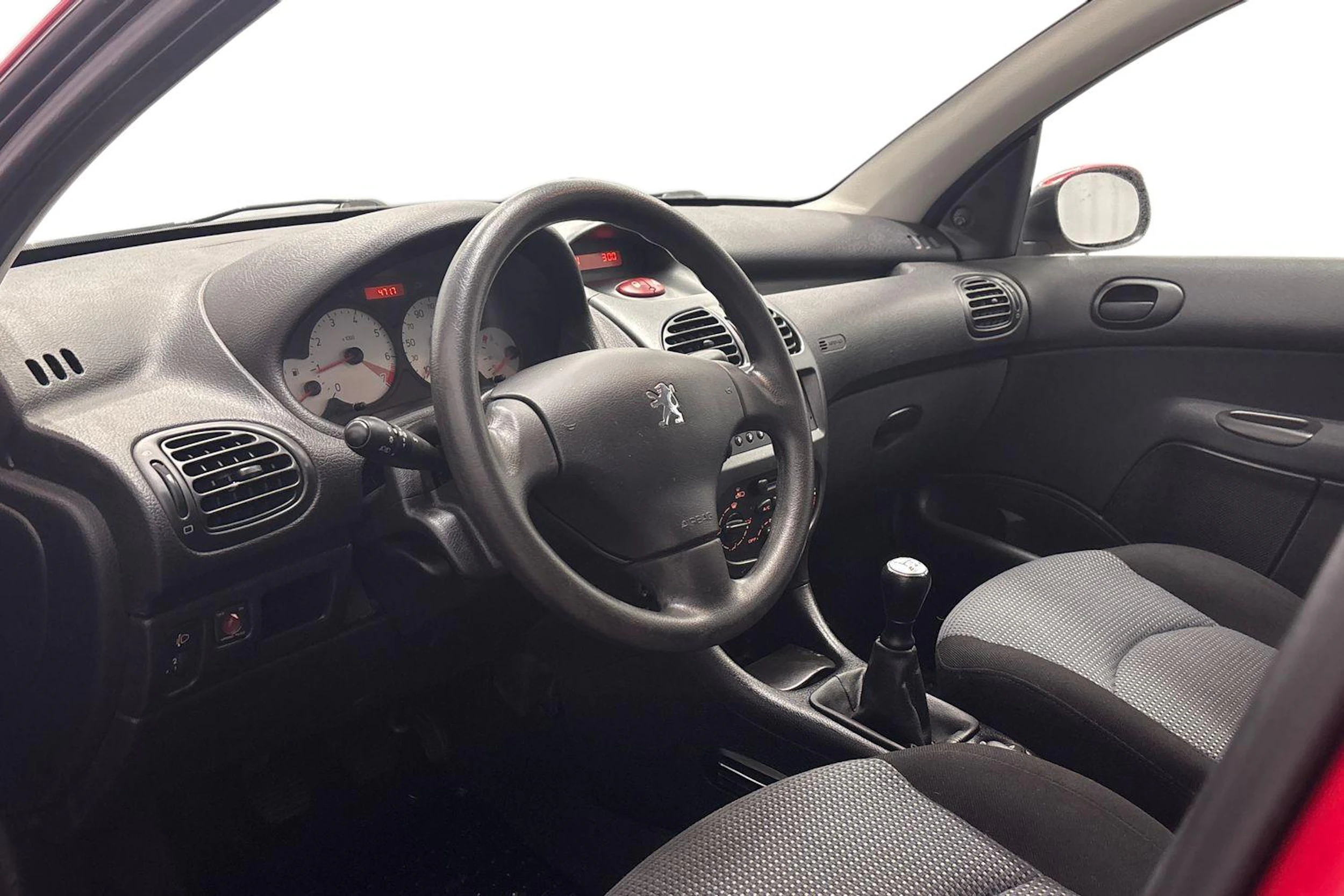 punainen Peugeot 206 2006 kuva 8.