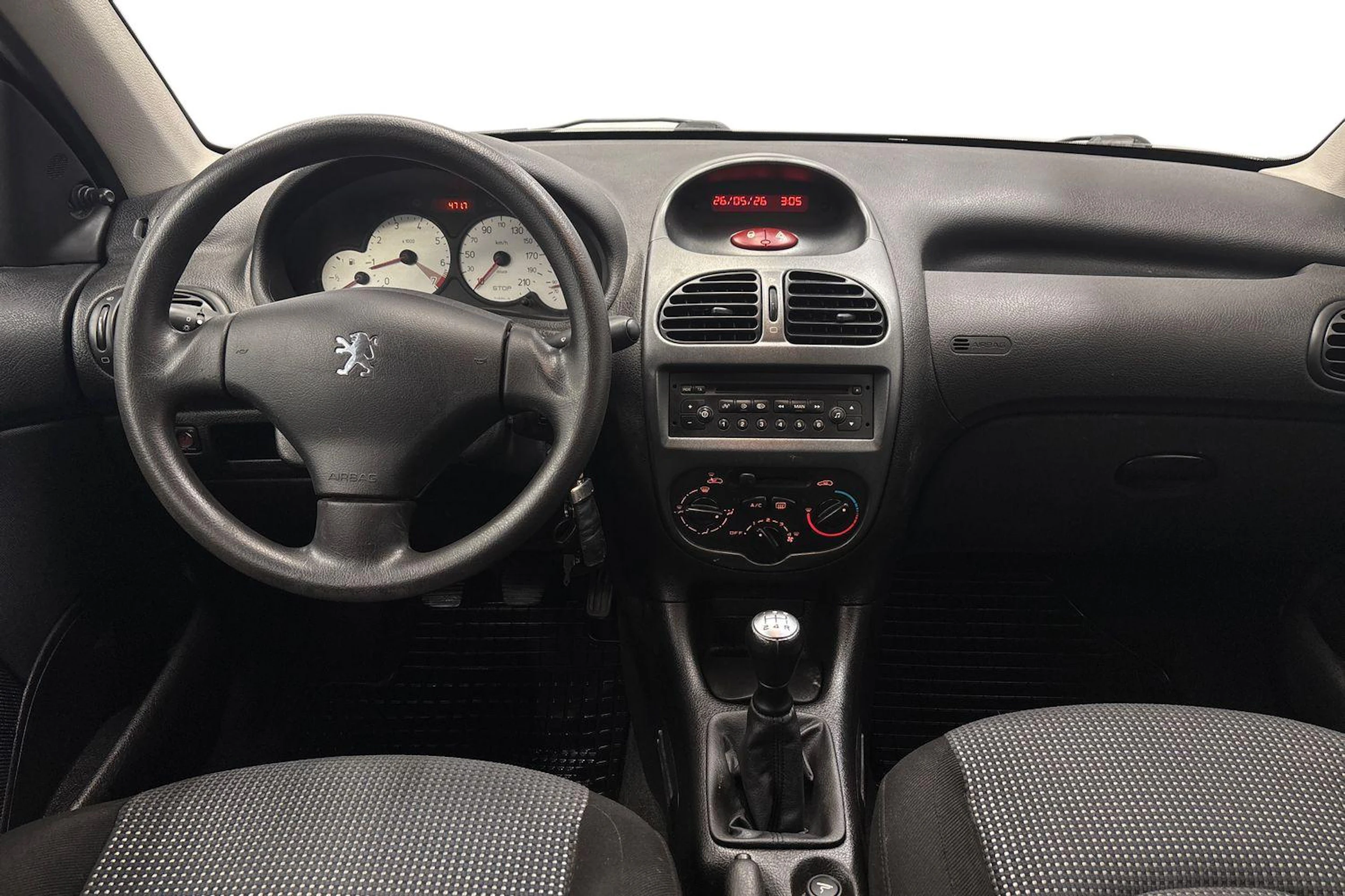 punainen Peugeot 206 2006 kuva 9.