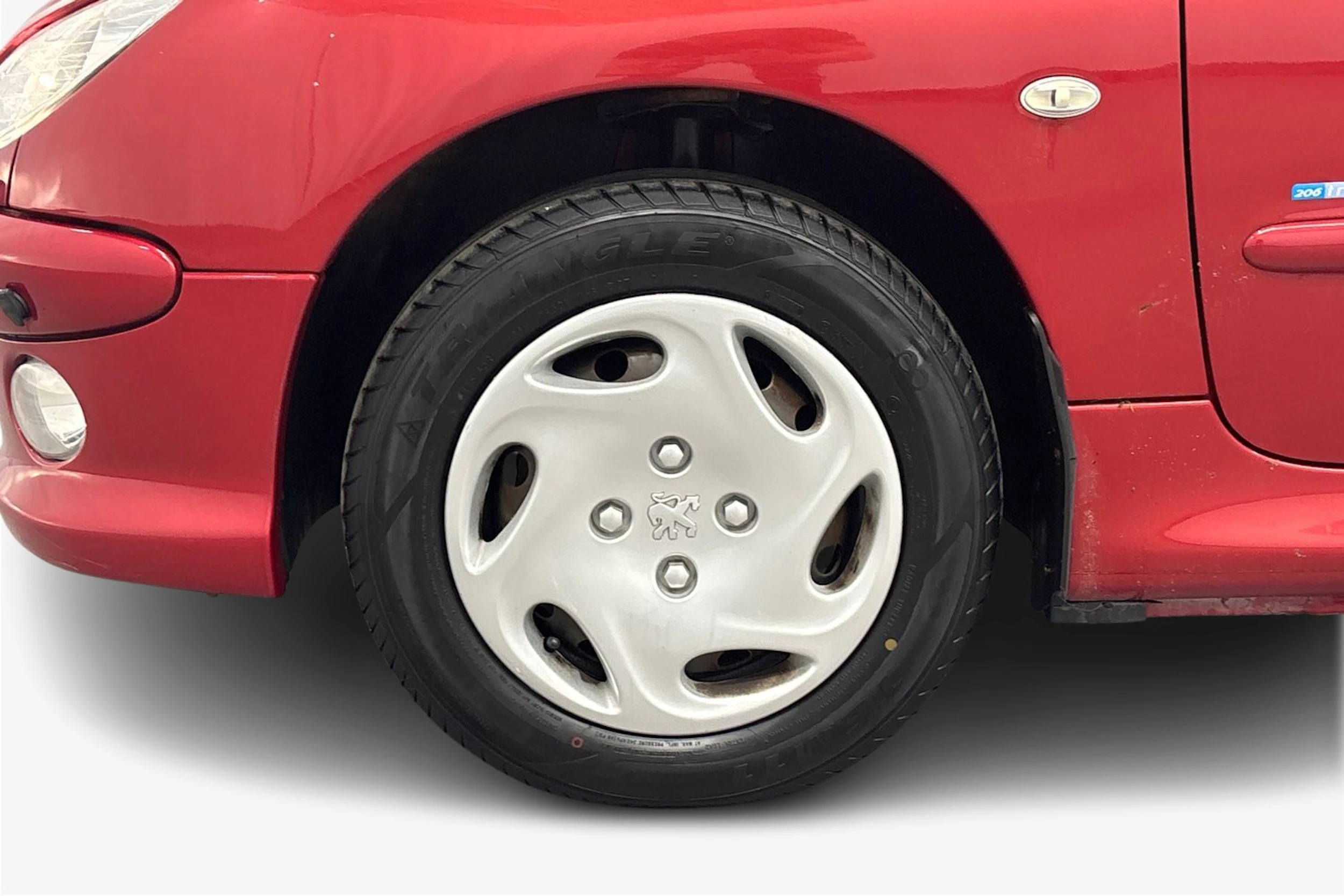 punainen Peugeot 206 2006 kuva 12.