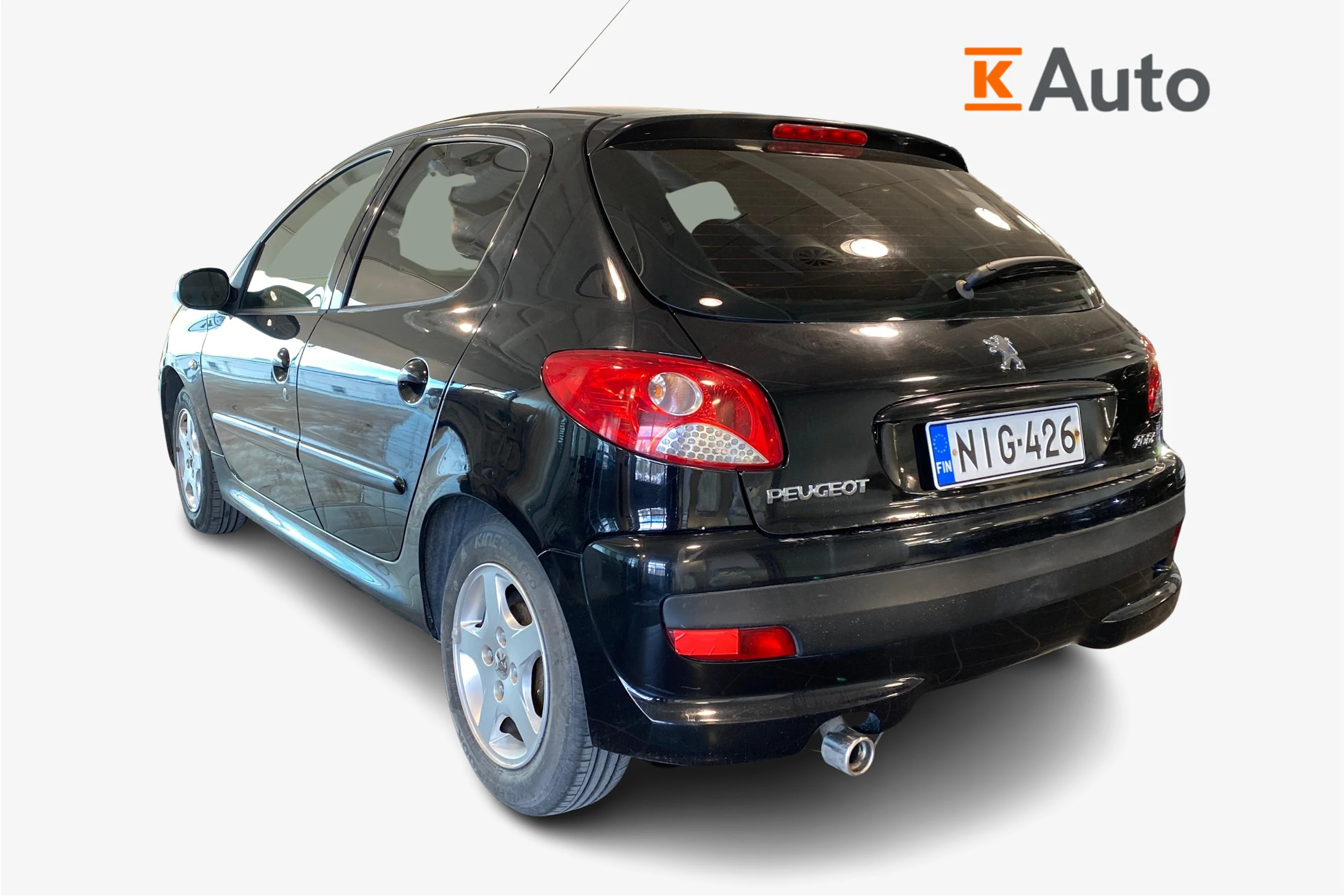 Musta Peugeot 206+ 2010 kuva 2.