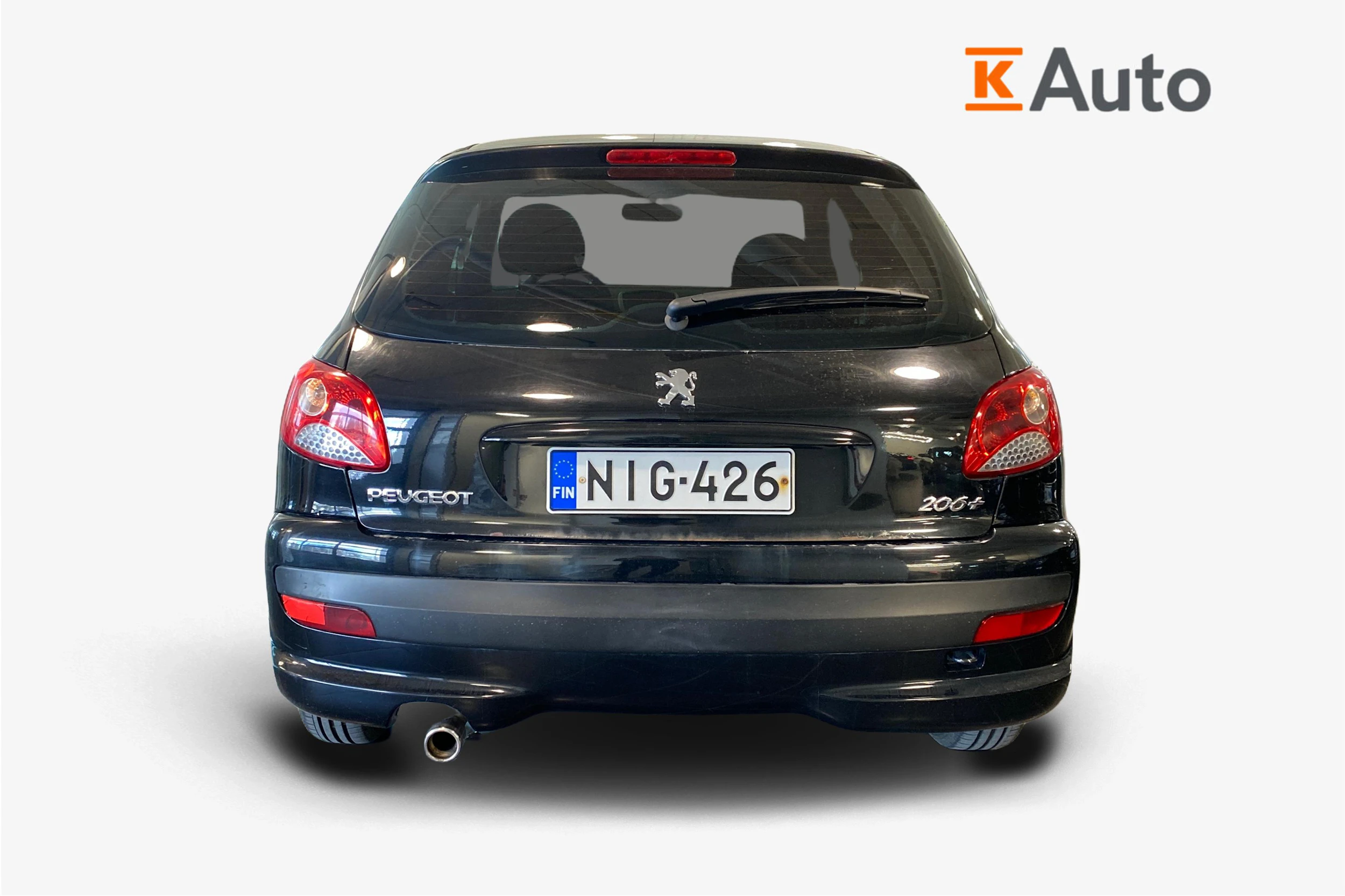 Musta Peugeot 206+ 2010 kuva 3.