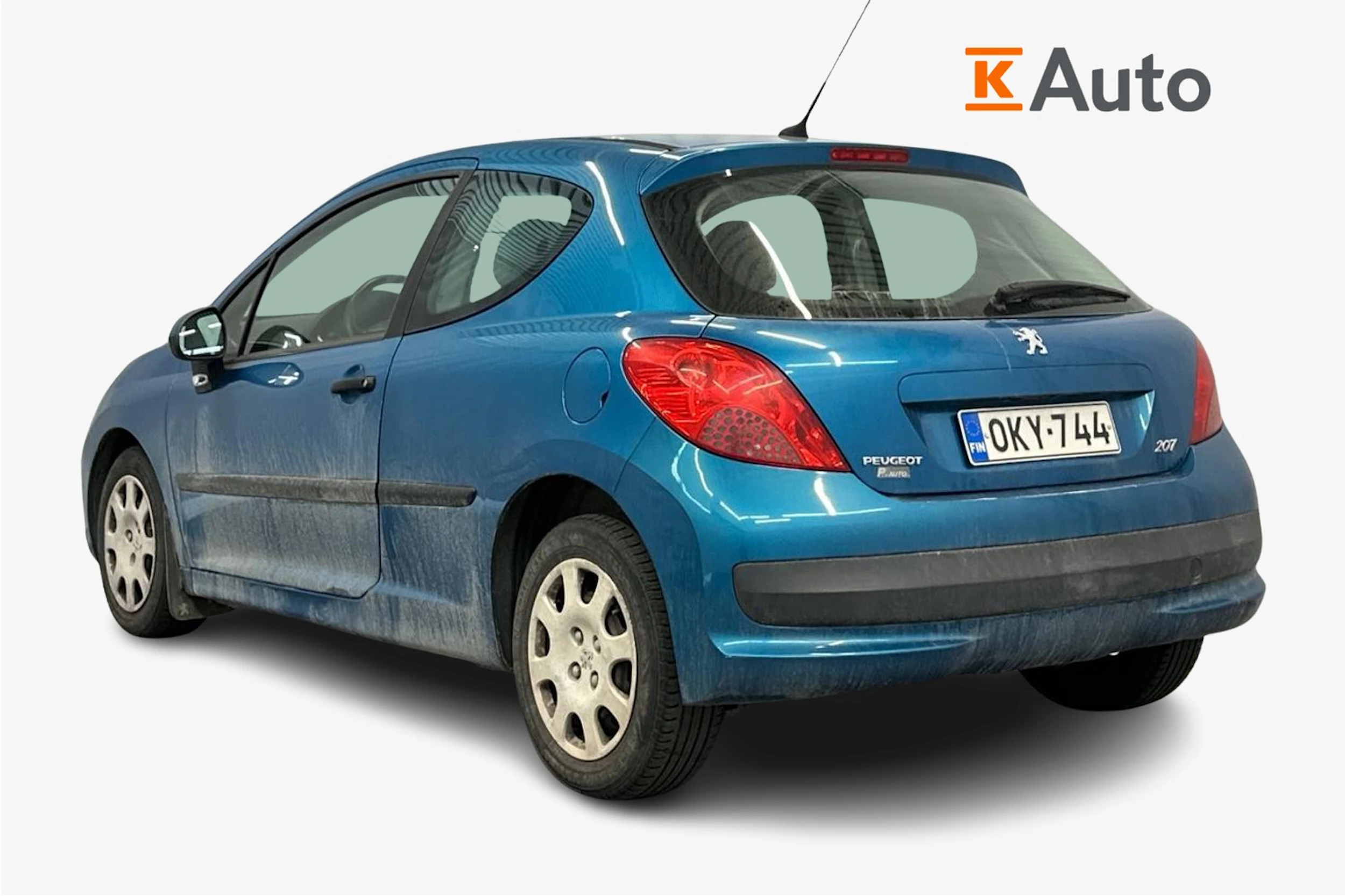 Sininen Peugeot 207 2006 kuva 3.