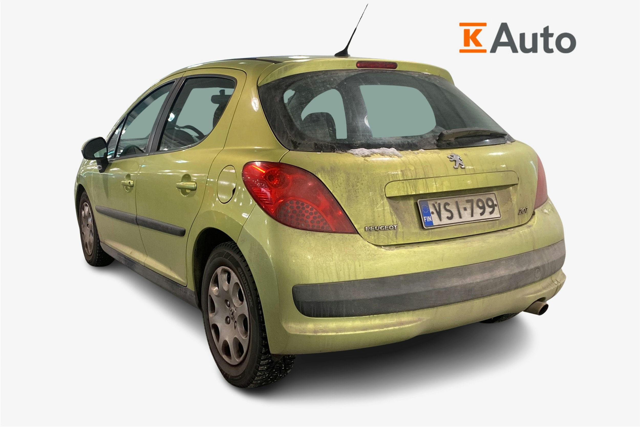 keltainen Peugeot 207 2006 kuva 2.