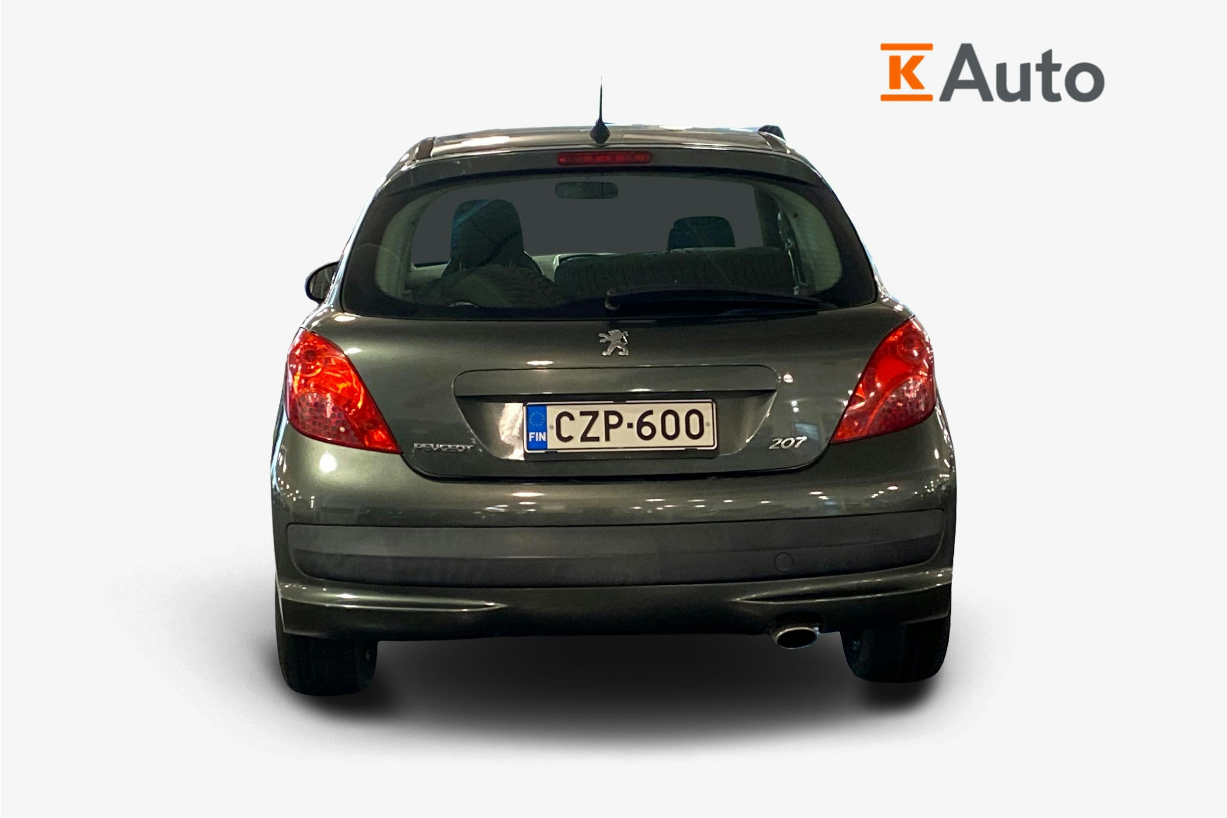 harmaa Peugeot 207 2007 kuva 3.
