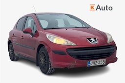 Punainen Peugeot 207 2007 kuva 1.