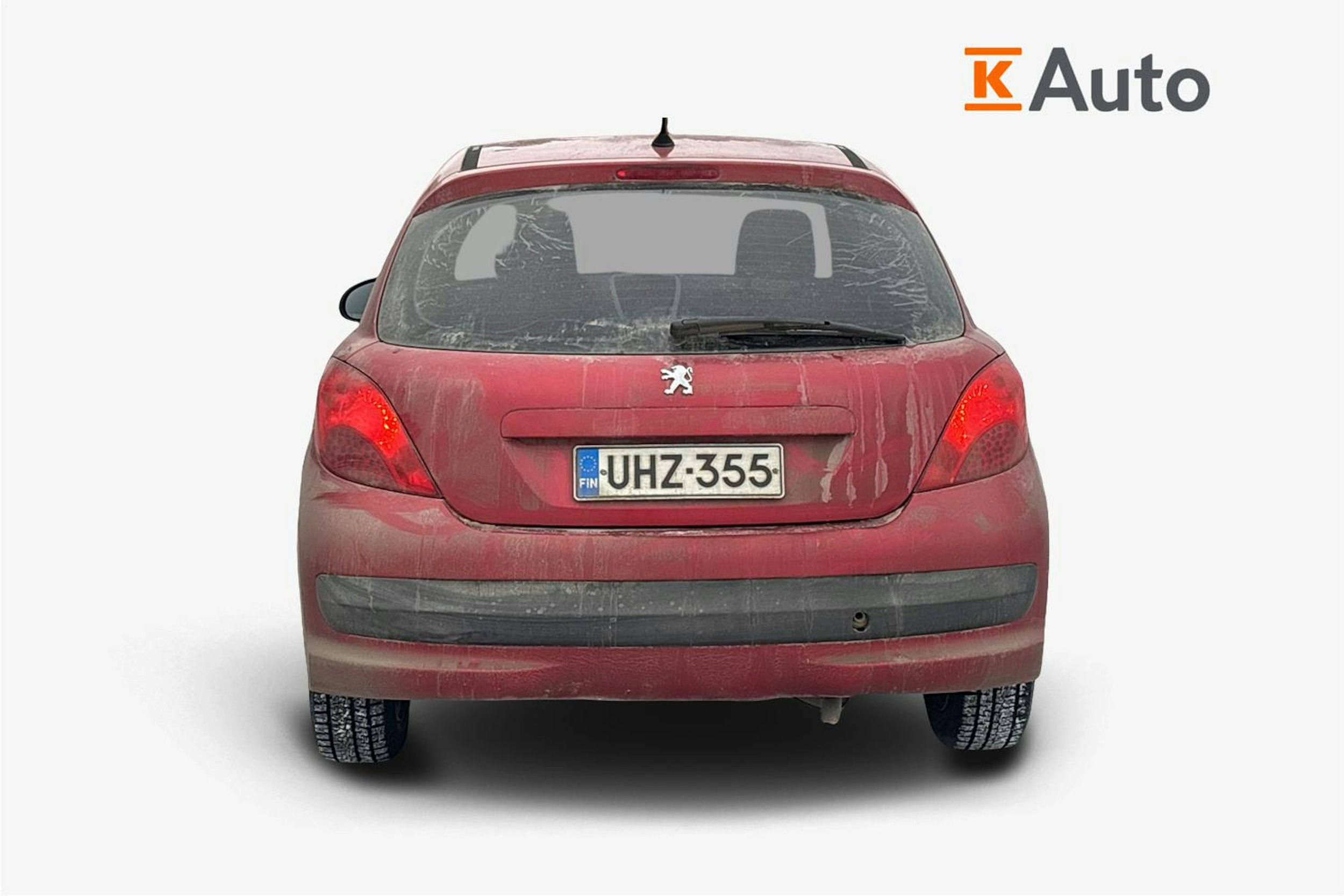 Punainen Peugeot 207 2007 kuva 3.