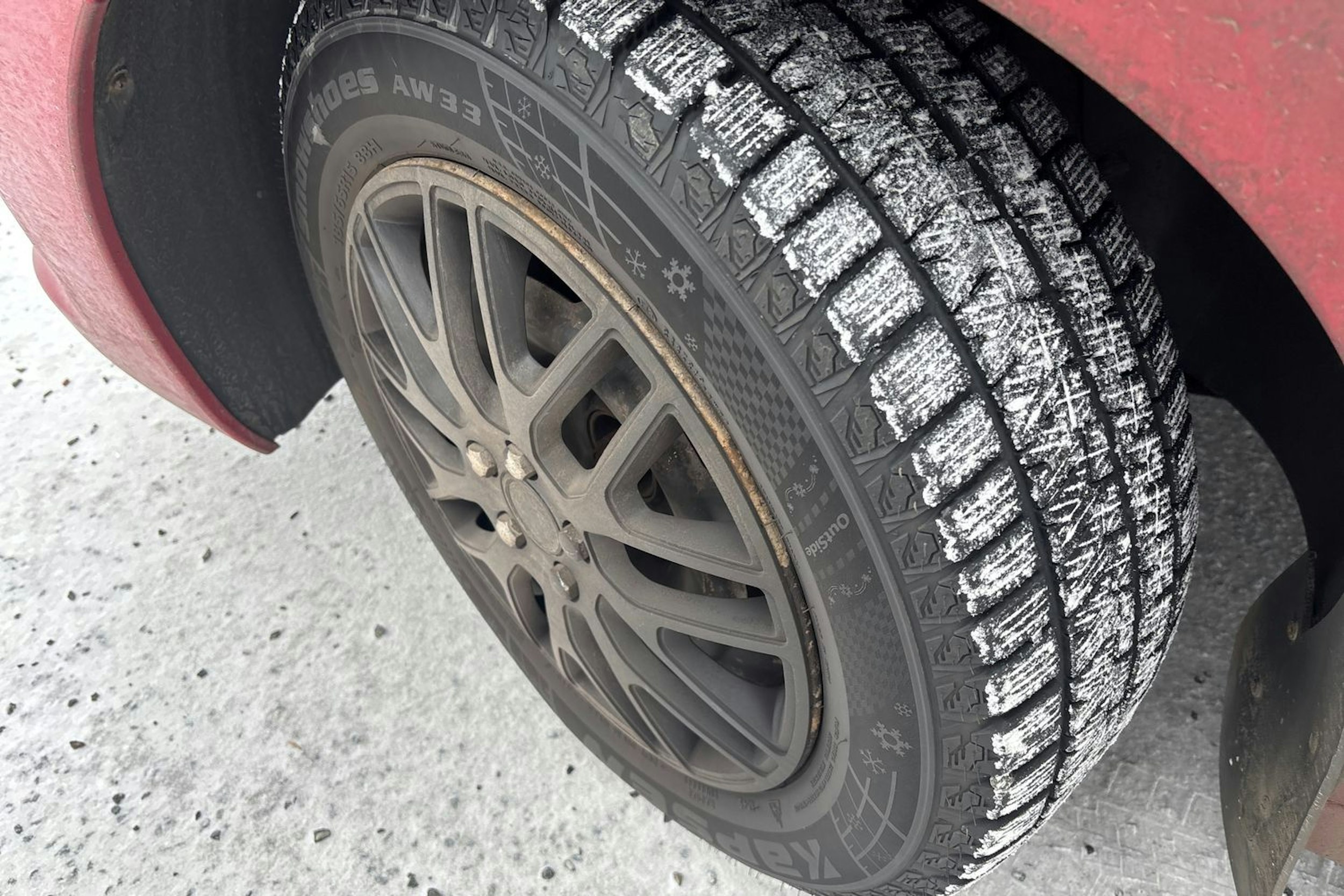 Punainen Peugeot 207 2007 kuva 10.