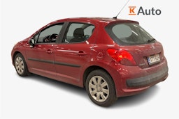 punainen Peugeot 207 2007 kuva 2.