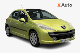 keltainen Peugeot 207 2008 kuva 1.