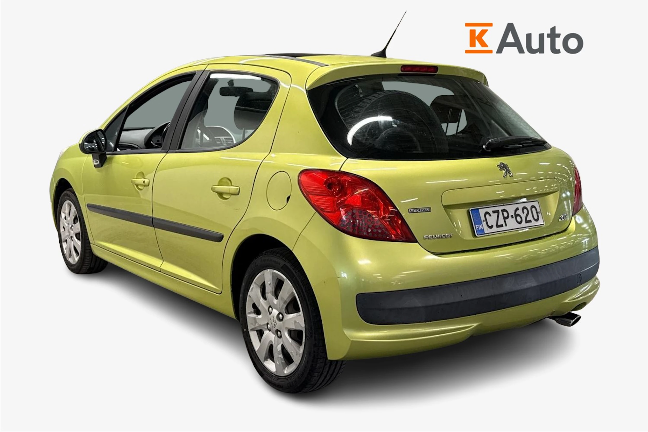 keltainen Peugeot 207 2008 kuva 3.
