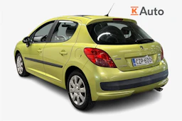 keltainen Peugeot 207 2008 kuva 3.