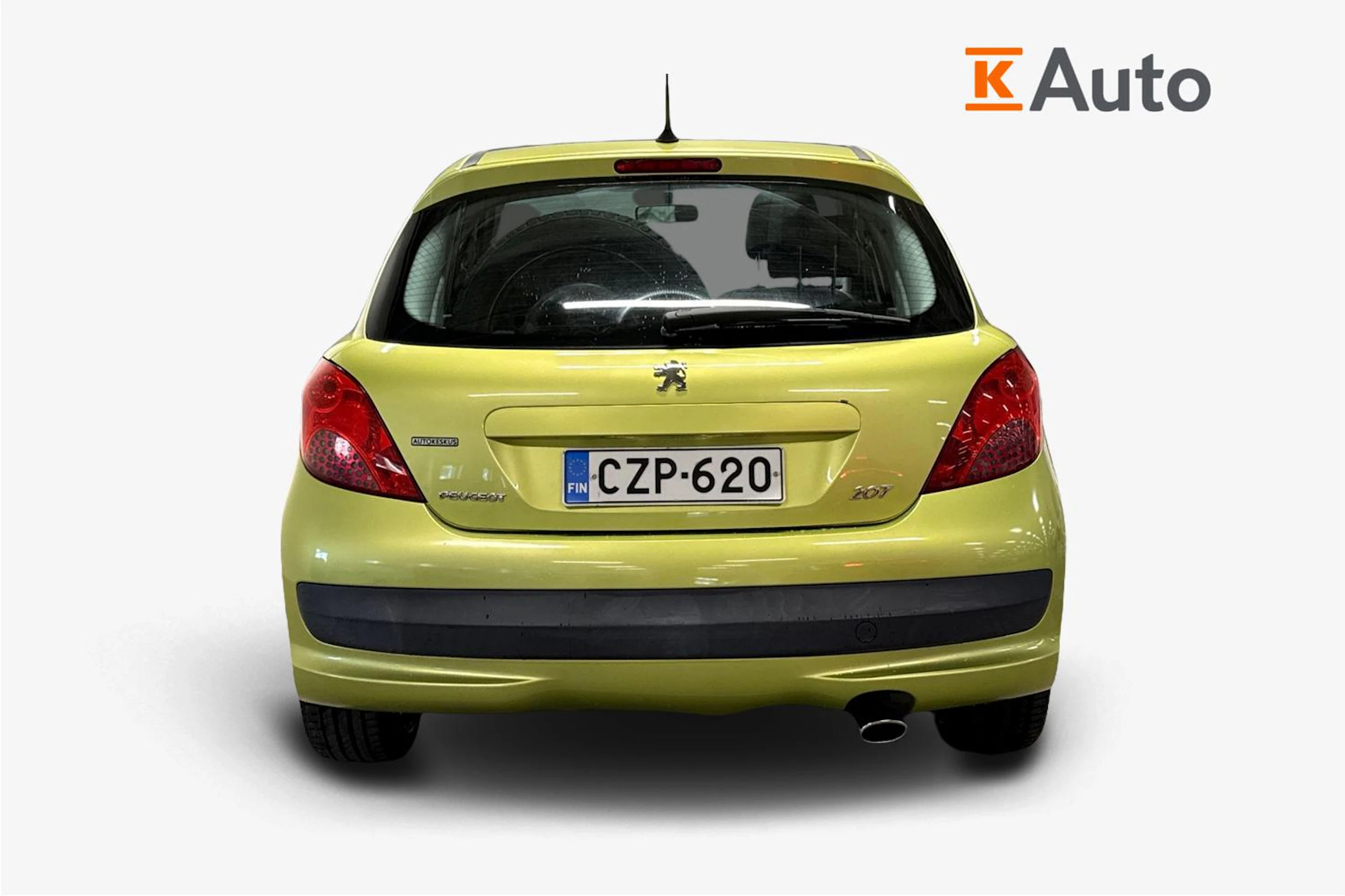 keltainen Peugeot 207 2008 kuva 4.