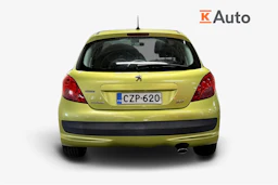 keltainen Peugeot 207 2008 kuva 4.