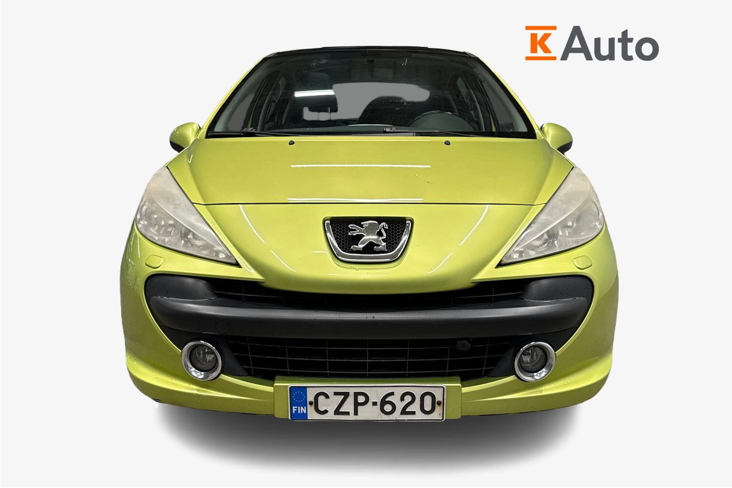 keltainen Peugeot 207 2008 kuva 5.