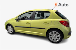 keltainen Peugeot 207 2008 kuva 7.