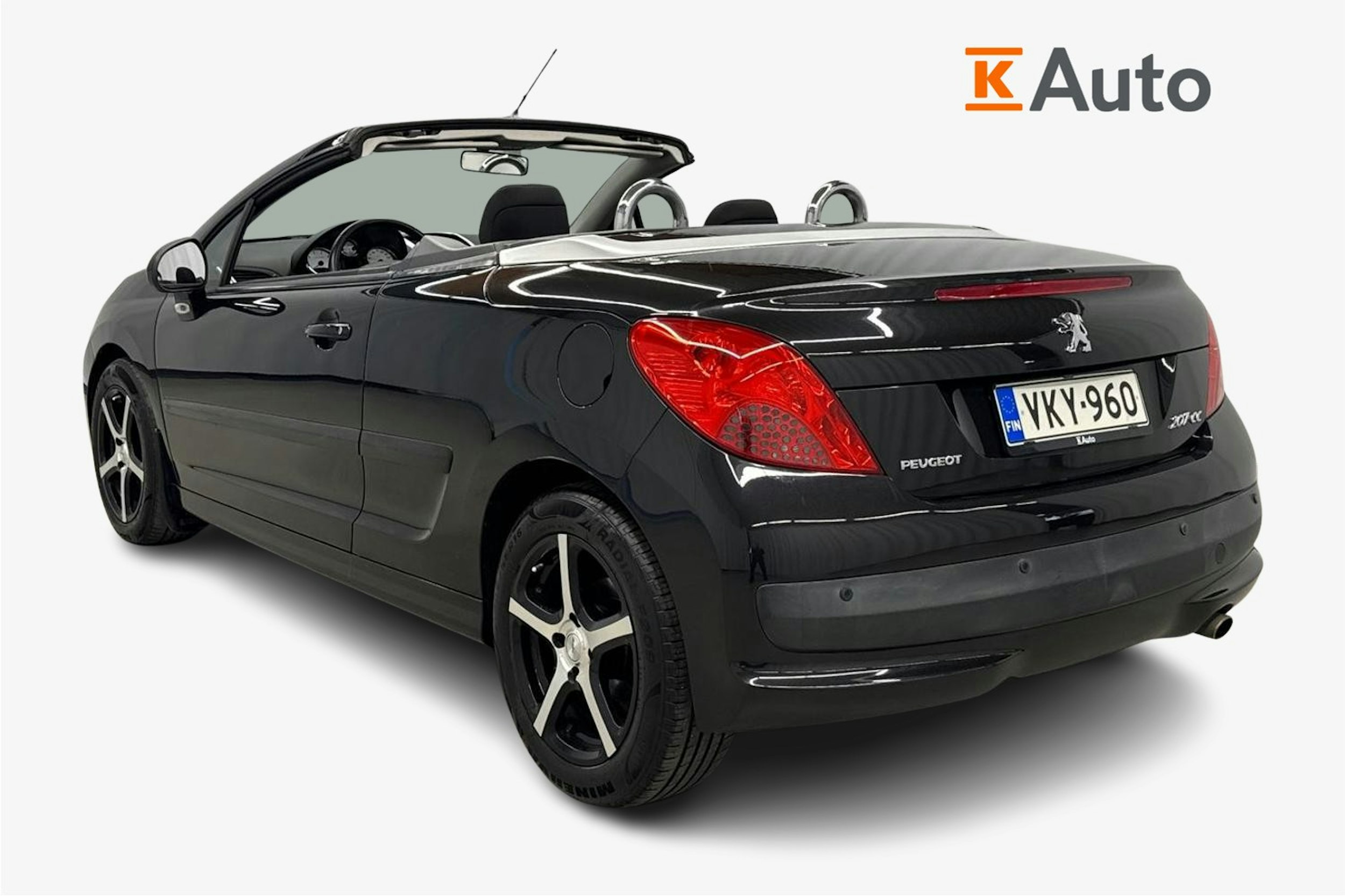 musta Peugeot 207 2009 kuva 2.