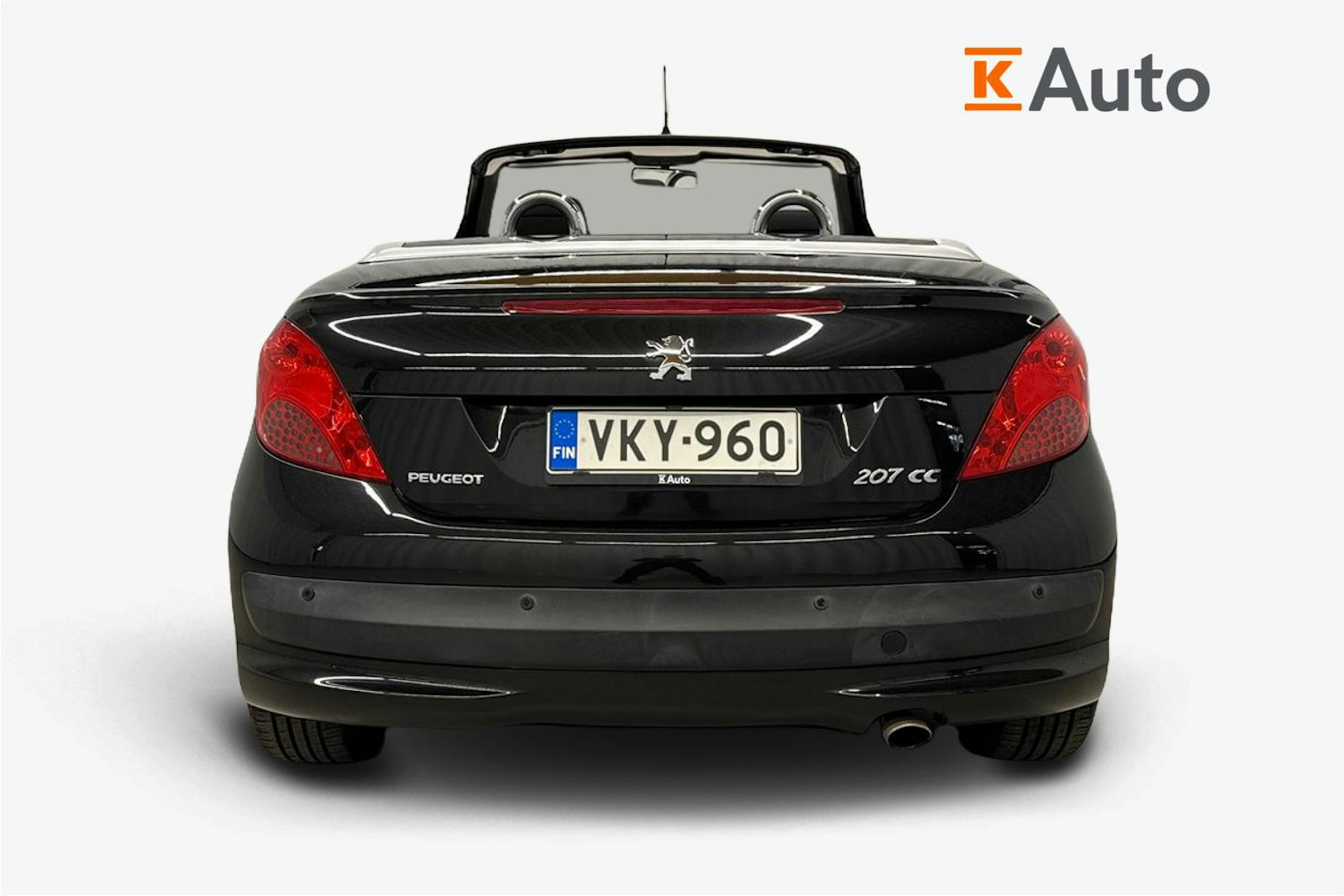 musta Peugeot 207 2009 kuva 3.