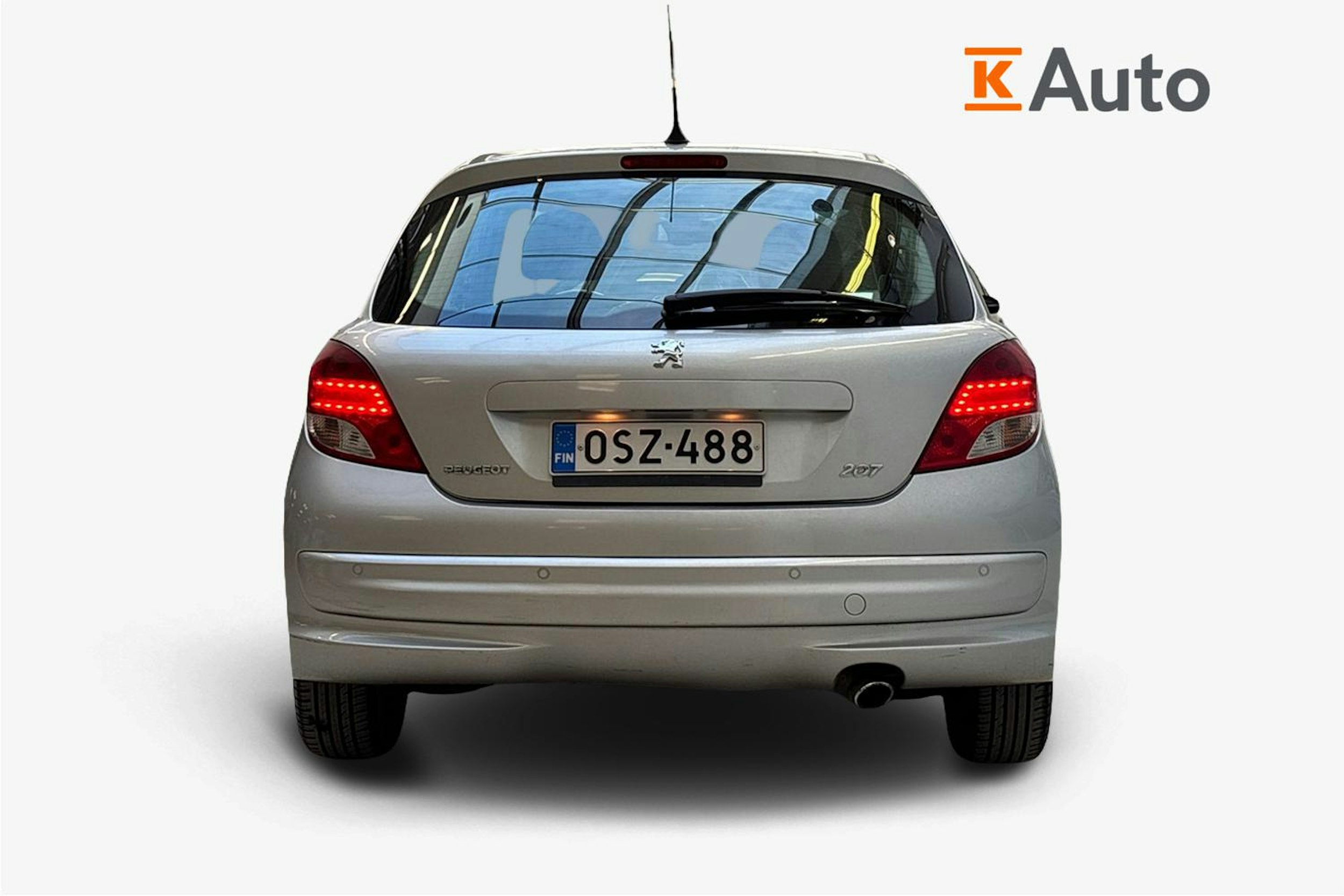 harmaa Peugeot 207 2010 kuva 3.