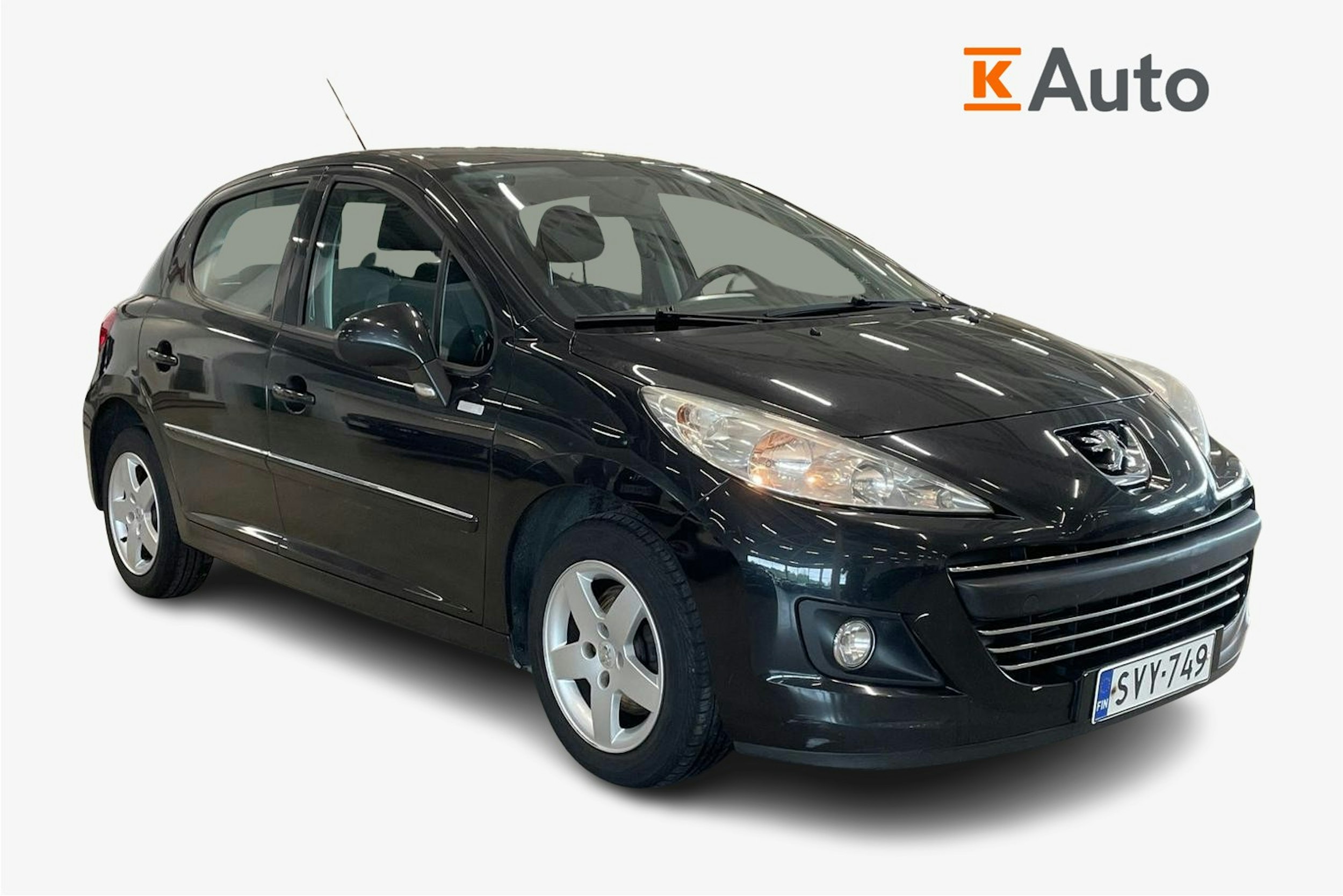musta Peugeot 207 2010 kuva 1.