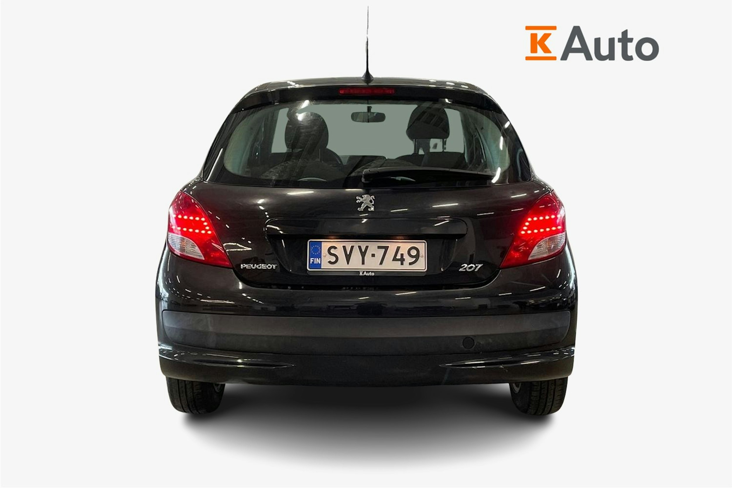 musta Peugeot 207 2010 kuva 3.