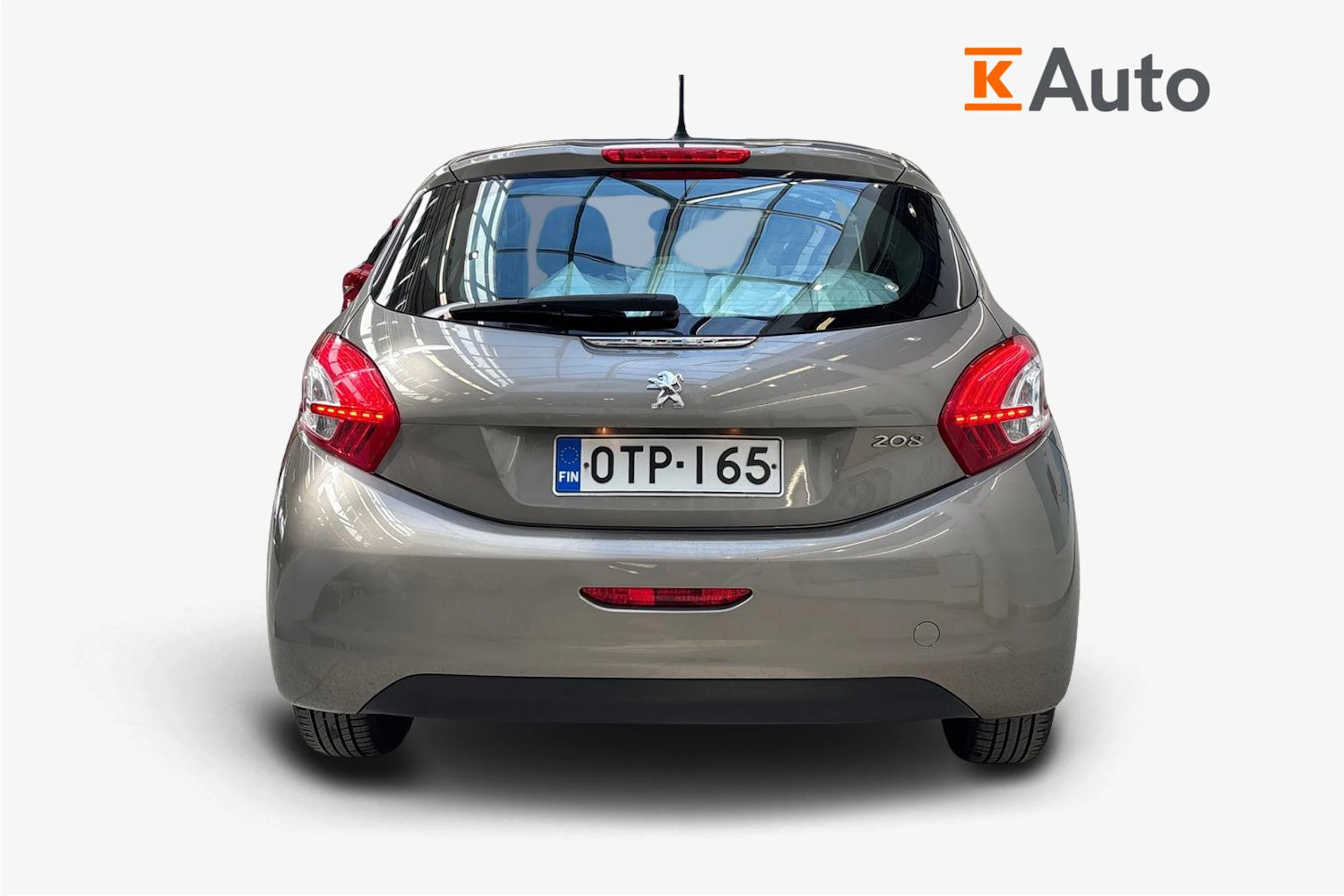 Harmaa Peugeot 208 2013 kuva 4.