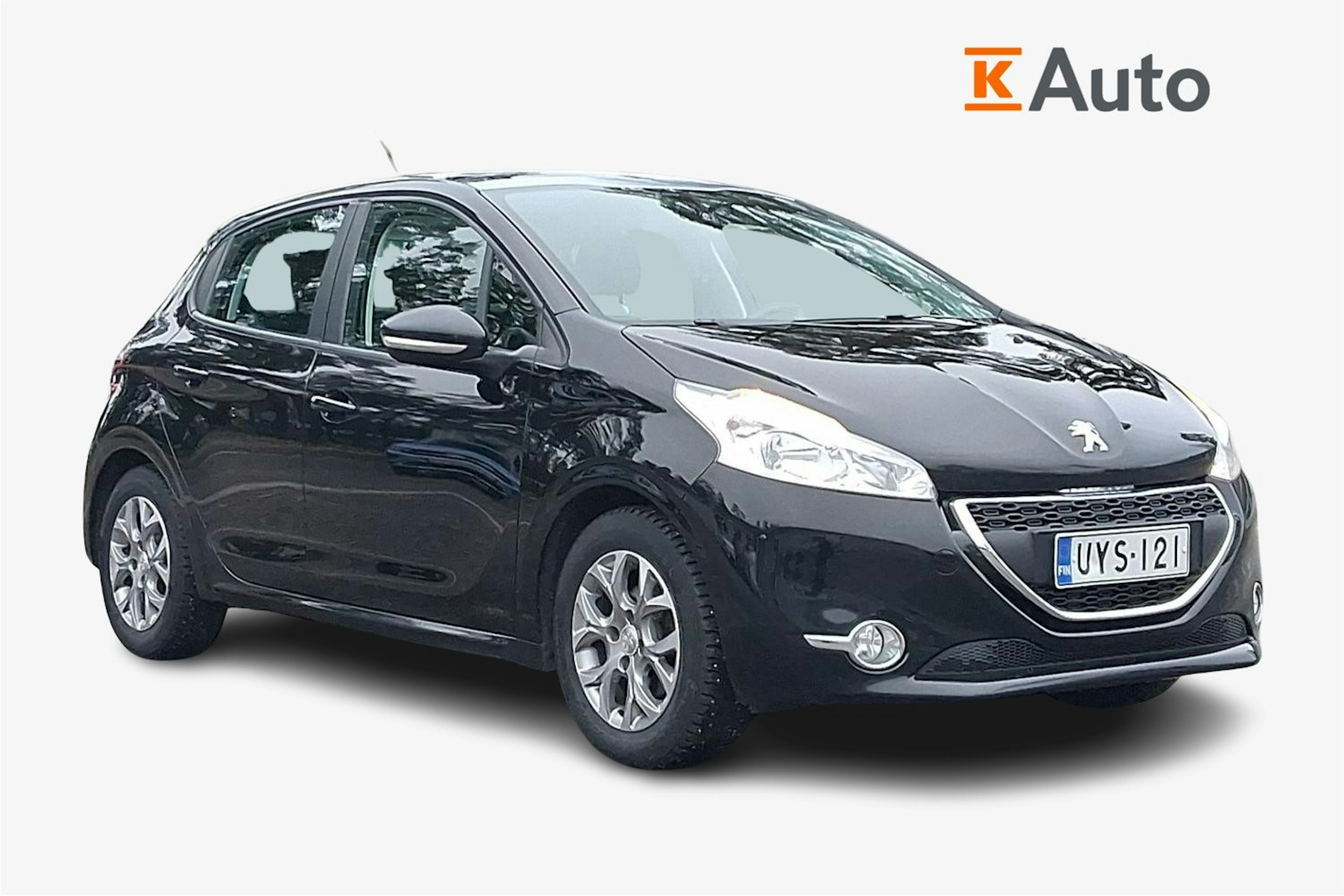 musta Peugeot 208 2014 kuva 1.